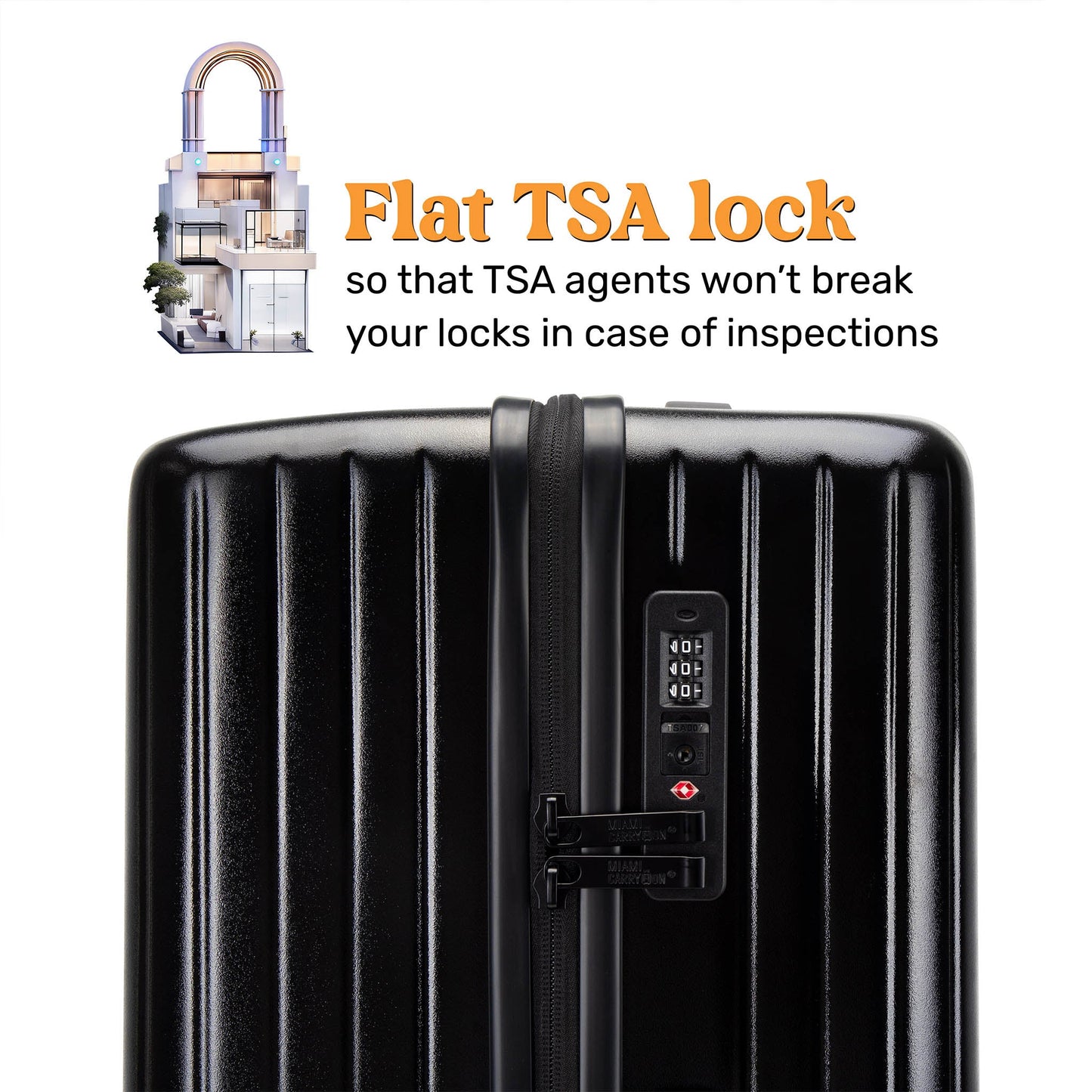 Ocean 20" Polycarbonate Carry-on Suitcase