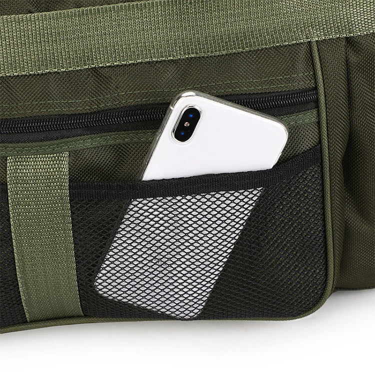 1 large capacity luggage storage bag, portable travel handbag, shoulder or crossbody, fitness bag