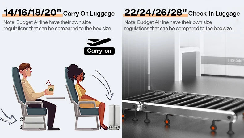 Mixi Gorgeous Wide Handle Suitcase 24" Travel Luggage Rolling Wheels Women Men 20" Carry On Cabin Hardside Patent Design M9276