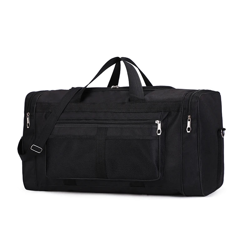 1 large capacity luggage storage bag, portable travel handbag, shoulder or crossbody, fitness bag