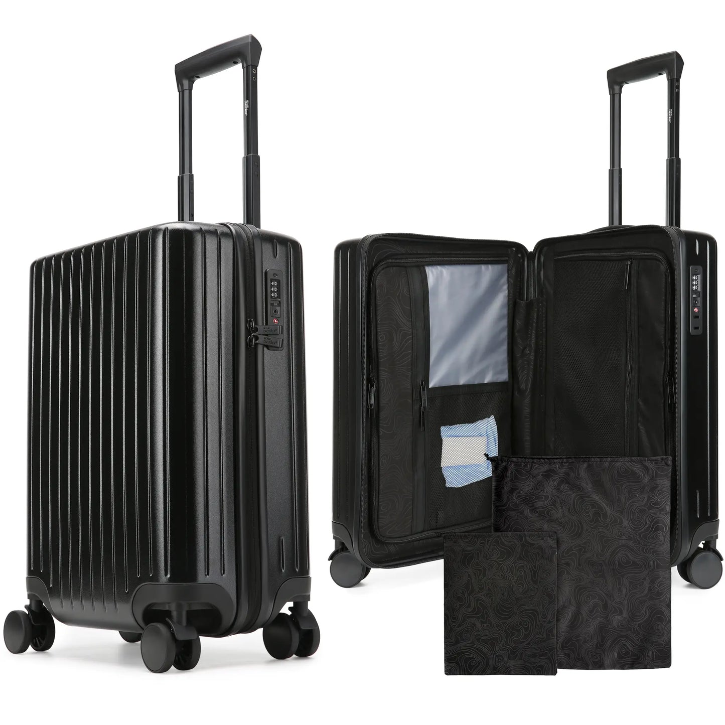 Ocean 20" Polycarbonate Carry-on Suitcase