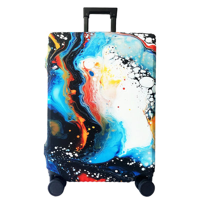 Meetravel Luggage Cover Washable Suitcase Cover Suitcase Protector Anti-scratch Fits 22-24 Inch Luggage (Color Marble M)