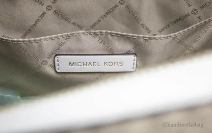 Michael Kors Travel Large Light Cream Patches Weekender Duffle