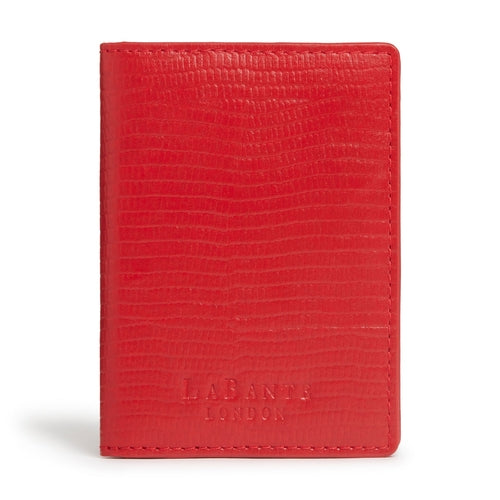 Nutcombe Red Passport Holder & Credit Card holder Gift Box
