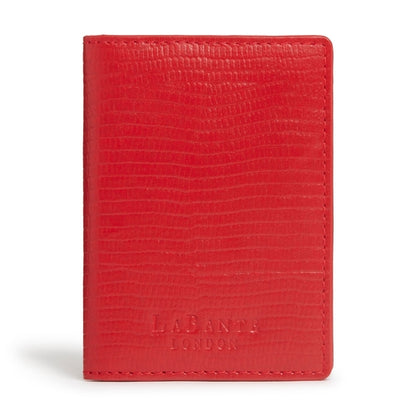 Nutcombe Red Passport Holder & Credit Card holder Gift Box