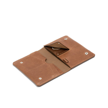 Leather AirTag Passport Holder