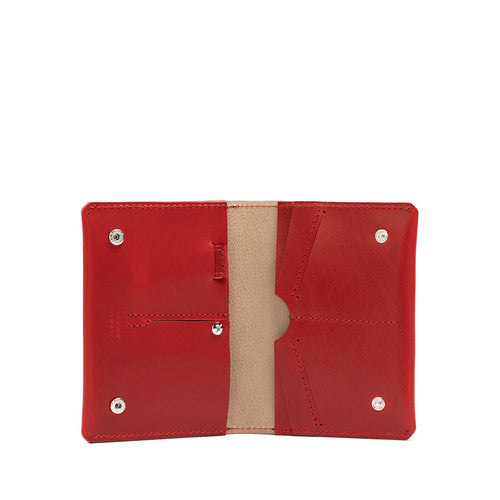 Leather AirTag Passport Holder