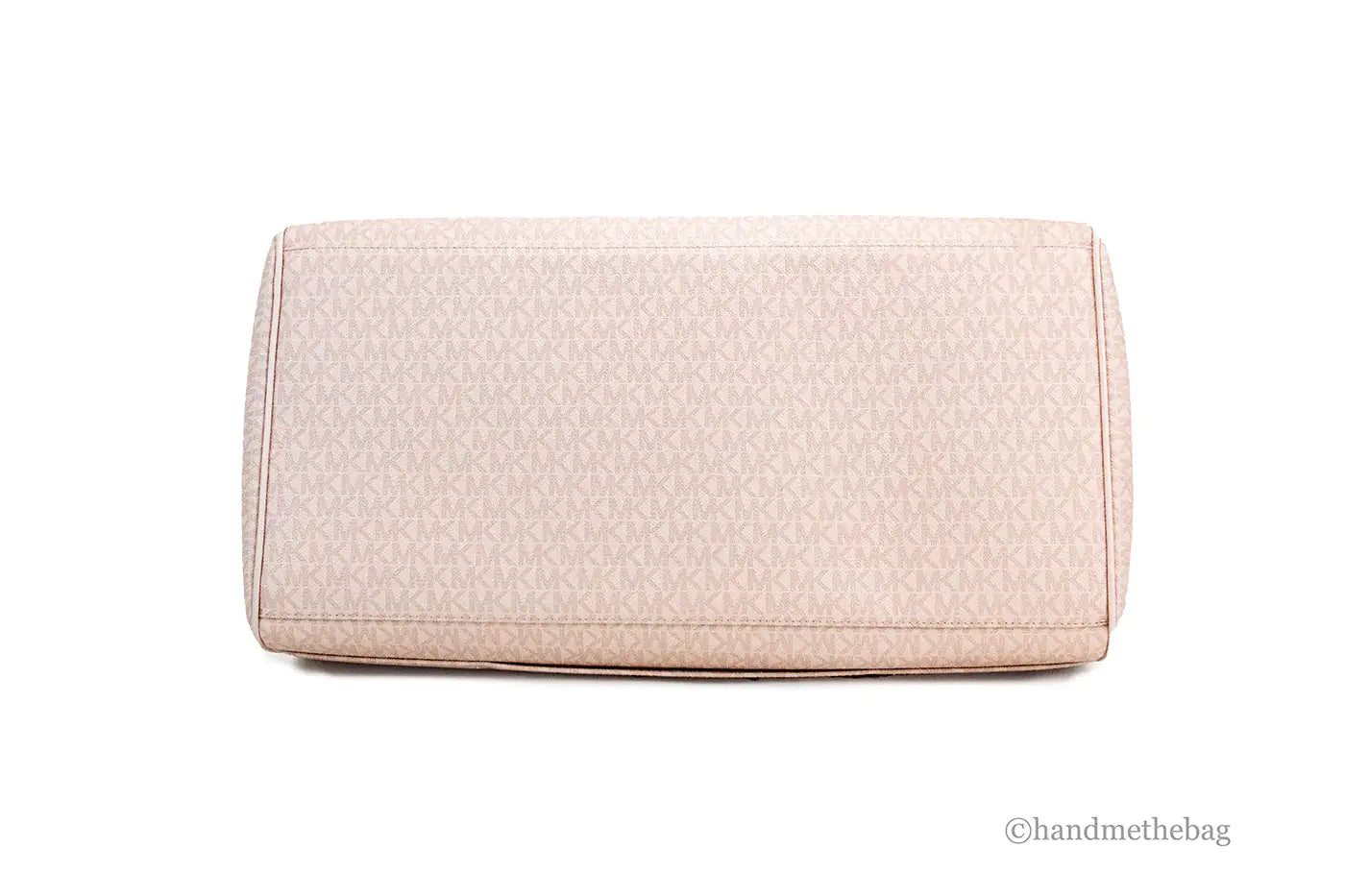 Michael Kors Travel Dark Powder Blush Top Zip Duffle Bag