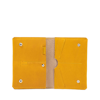 Leather AirTag Passport Holder